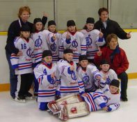 Bowview Novice A White Ice Crushers - Gold at Lethbridge