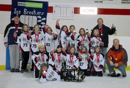 Novice "A" NW Ice Breakers - won the Medicine Hat Tournament Novice Division