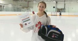 Justine Exner was named "CTV's Athlete of the Week" in February